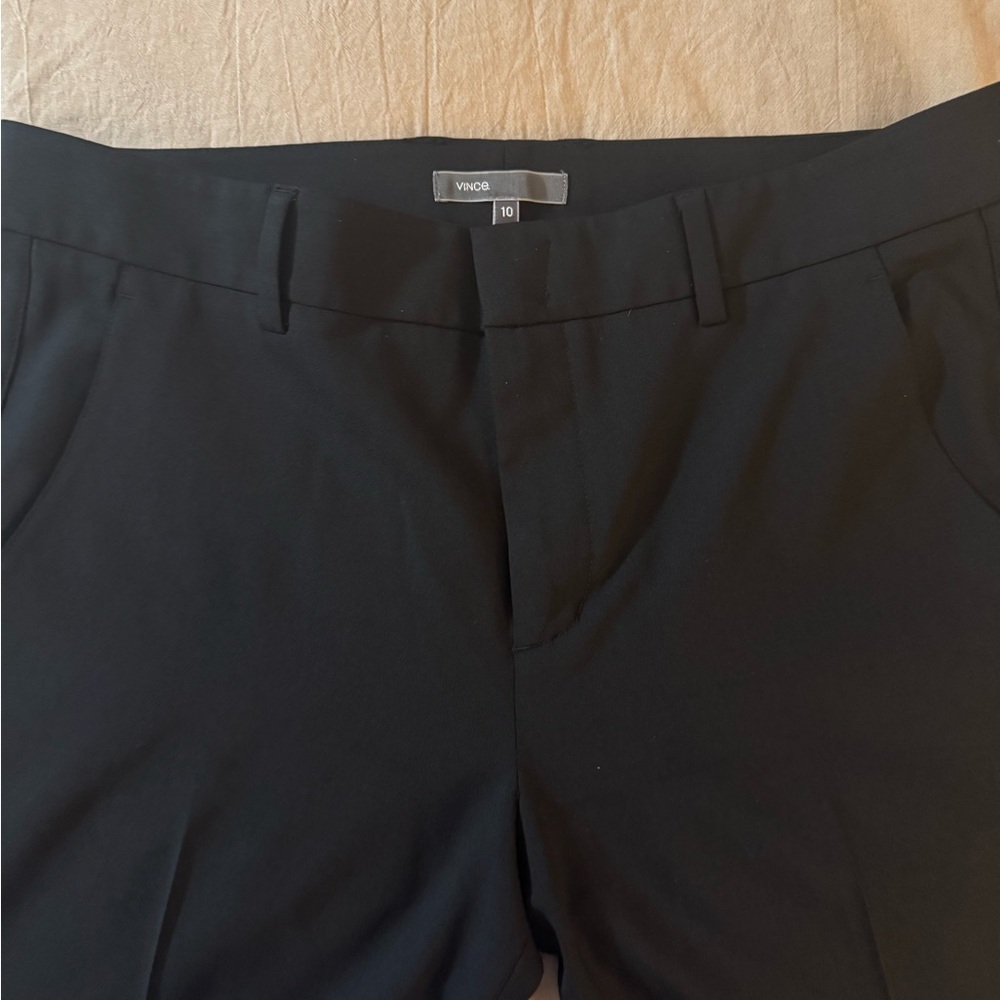Vince Black Tailored Wool Dress Pants